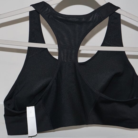 Nike Dri-FIT Shape 2.0 High Impact Women's Black Non Padded Sports Bra Large - Picture 3 of 6